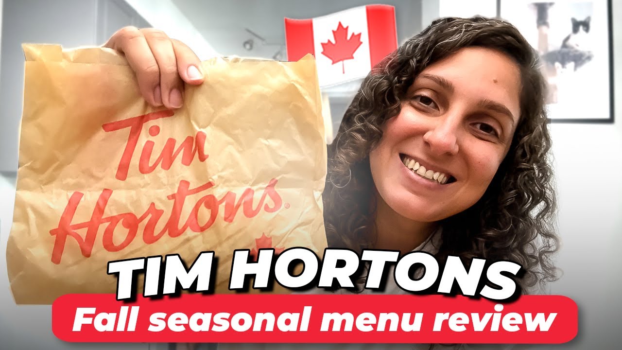 Trying Tim Hortons NEW Fall Menu 🍁| Full Taste Test and review