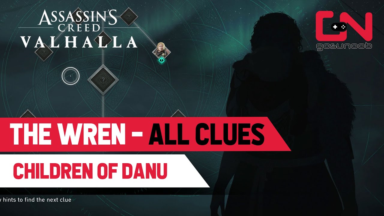 Wren All Clues Locations AC Valhalla Children of Danu YouTube