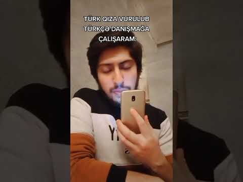 Türk qıza vurulub türkcə danışmağa çalışıram 😂 #shorts #fyp #trending #tiktok #short #status #trend