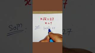 Nice square root algebra || #maths #shorts #algebra