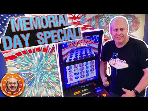 🇺🇸 MAX BET Memorial Day Special! 🇺🇸Star Spangled Riches Slot Fun! 🎆| The Big Jackpot