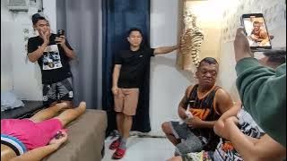 Boss AGUL/ATAN nag pakundisyon kay master para sa laban nila.