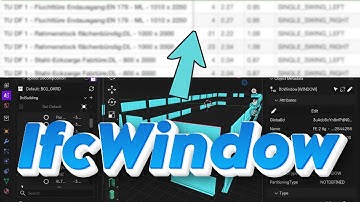 Create Window Schedule With Bonsai BIM from IFC