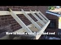 How to build a small pitched roof- 2