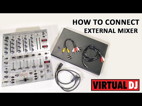 How to Connect  External Mixer in Virtual DJ | Virtual DJ  Beginners Tutorial  | Tronic DJ House