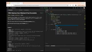 Maximum Sum Obtained of Any Permutation
