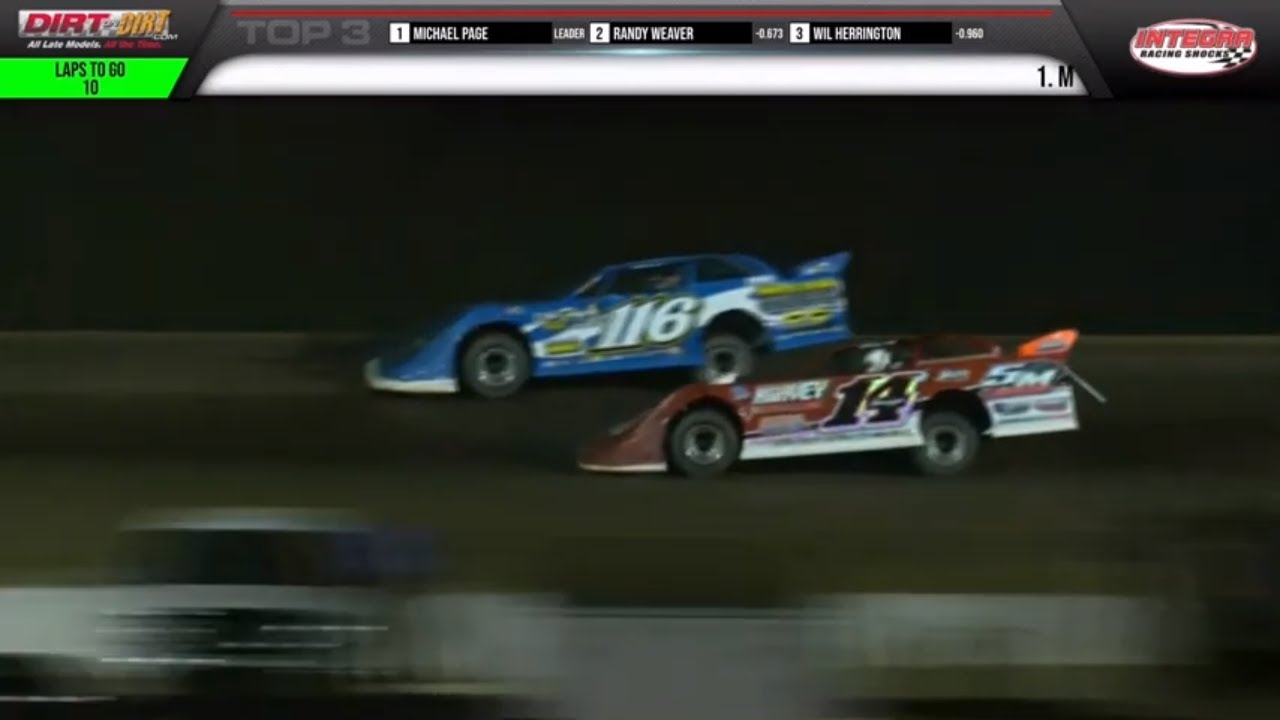 Crate Racin USA Late Model Feature Cochran Motor Speedway YouTube
