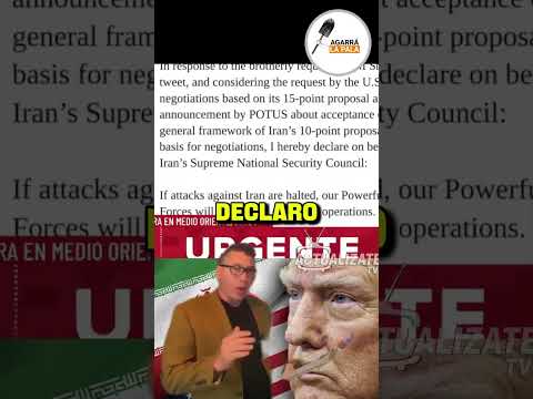Trump amenaza a Irán con arrasar sus plantas 💥