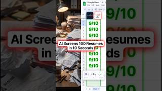 Built an AI Resume Screener That Logs Scores to Google Sheets Automatically (n8n + Gemini)