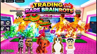 🔴 LIVE | Getting The MOST LUCKIEST Trades in (Steal a Brainrot) 🍀🔥