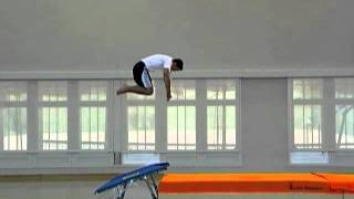 Minitramp: Salto gehockt