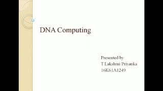 DNA Computing