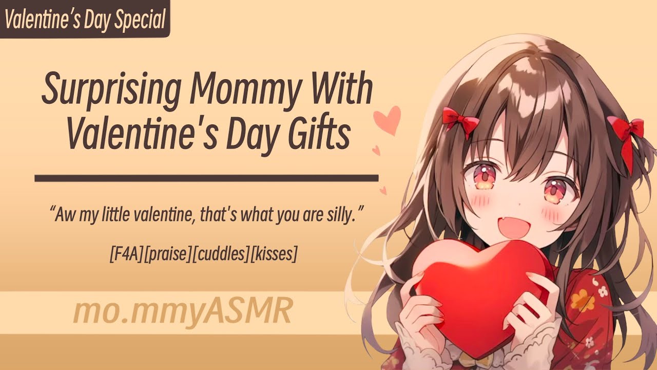 [Valentine's Day Special] Surprising Mommy With Valentine's Day Gifts [F4A][praise][cuddles][kisses]