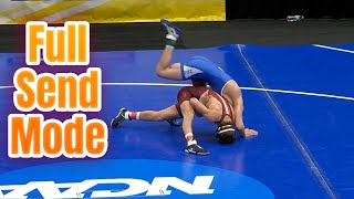 Full Send Mode Engaged - Bryce Andonians Electrifying College Wrestling Highlight