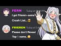 If Fern got Frieren Crush List | Frieren discord server
