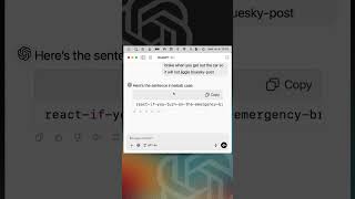 "Make this kebab case" the best use of a chatbot #shortshorts #shorts