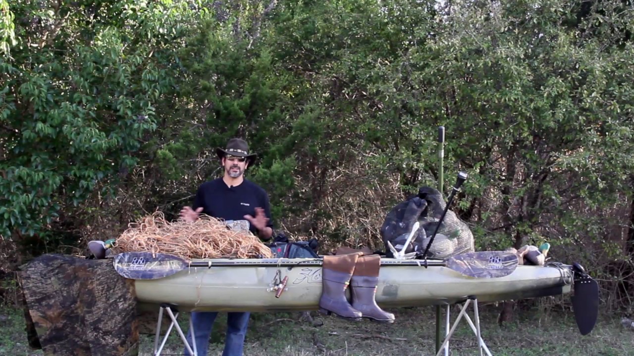 gear to get started kayak duck hunting - youtube