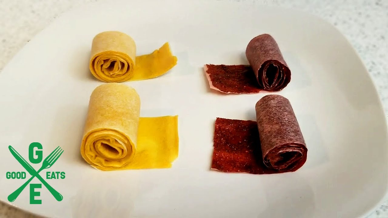 How To Make Homemade Fruit RollUps YouTube