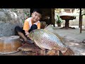 Amazing cooking skills, Chef Seyhak cook big fish with 2 recipes - Giant fish cooking
