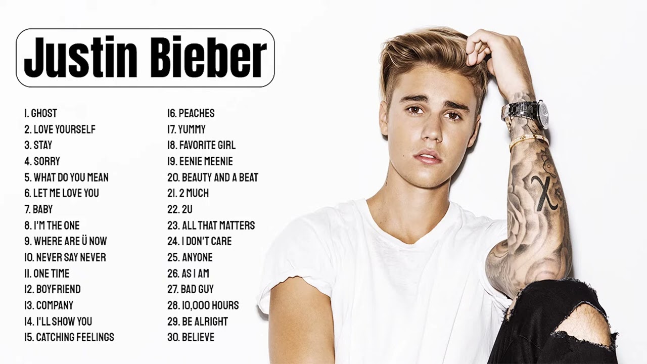 Justin Bieber Greatest Hits playlist 2024 Top 10 Best Justin Bieber Songs 2024