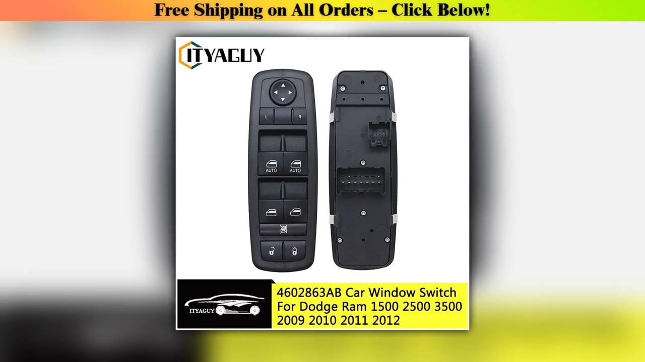 93Pin Master Window Control Switch Button For Dodge Ram 1500 2500 3500 20092012 Car Accessories 460