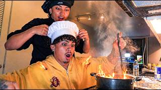 We Almost Died Cooking...
