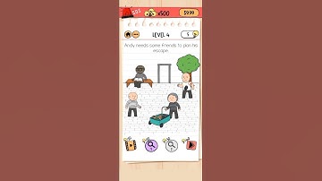 Brain Test 2 - Tricky Stories Level 4 (Prison Escape) Solved