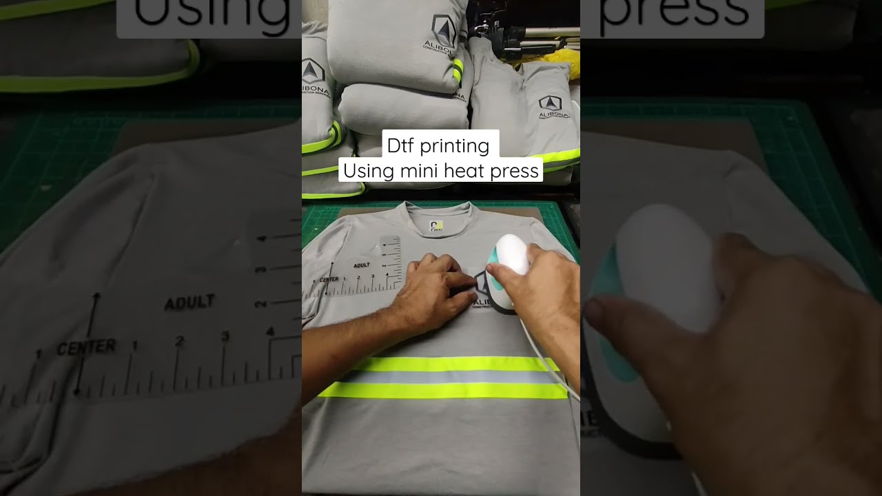 DTF Printing Using Mini Heat Press Diy How Screenprinting Tshirt Tutorial