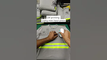 DTF Printing Using Mini Heat Press Diy How Screenprinting Tshirt Tutorial 
