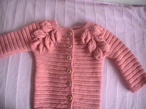Gilet Top Down Empiecment Feuilles 1 Partie Youtube