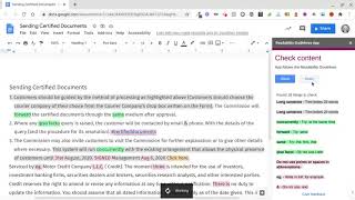 Readability Guidelines App
