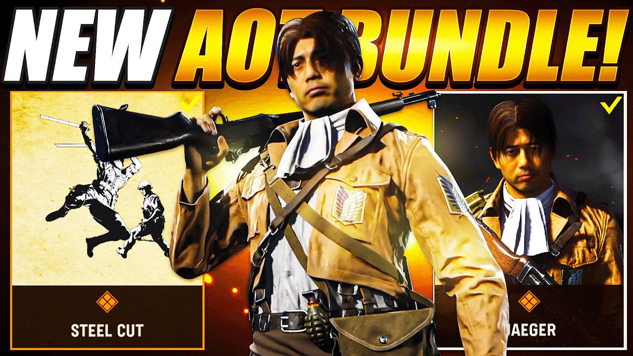 THE NEW ATTACK ON TITAN LEVI EDITION with ORANGE TRACERS! (Tracer Pack Attack on Titan Bundle