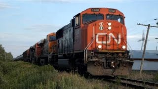 T-140712-1914 CN 710 Pointe-Levis CN5708-BNSF6303-CN8806-CN2034