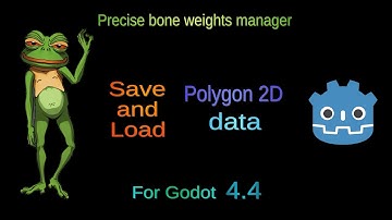 How to save and load Polygon2d data into json files for Godot Engine 4 4
