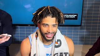 Full UNC RJ Davis Post-Wake Forest Interview | Inside Carolina News