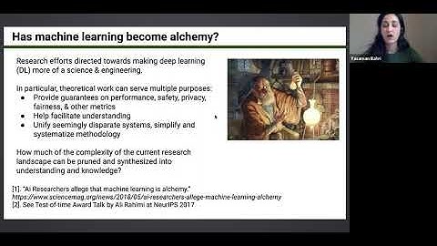 Yasaman Bahri: Theoretical Building Blocks From The Study of Wide Networks | IACS Seminar