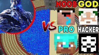 Minecraft Battle: Noob vs PRO vs HACKER vs GOD : LICH KING APOCALYPSE Challenge - Animation