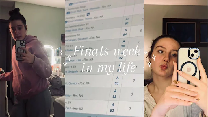 - week in my life! (finals edition) - 🎧❄️