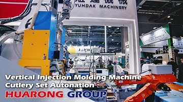 Vertical Injection Molding Machine - Cutlery Set Autonation Production | Huarong