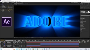 How to create an Animated Shine Text Effect in After Effect | After Effect Tutorial