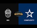 BIG vs Complexity - Mirage - Group B - Europe - DreamHack Masters Spring 2020