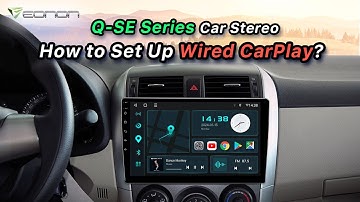How to Set Up Wired CarPlay? | Eonon QSE Series Car Stereo
