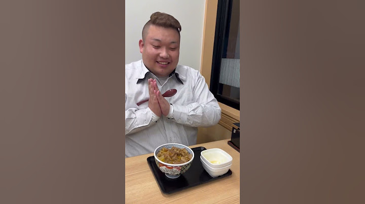 9秒で牛丼を食べるすごい人。