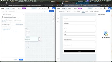 Wix Form to Google Sheet Automation
