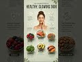 Want naturally glowing skin? Start from your plate #health #stayhealthy #youtubeshorts #viral