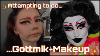 I turned into a CLOWN to match my true self| Trying Gottmiks Makeup!