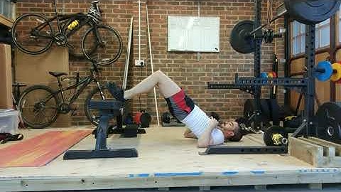 Elevated Hamstring Bridge — Nick-E.com Exercise Library