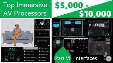 PART 6 - Top $5k-$10k Immersive AV Processors - User Interfaces
