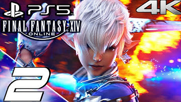 FINAL FANTASY XIV PS5 Gameplay Walkthrough Part 2 - Dragon & Titan (A Realm Reborn) 4K 60FPS
