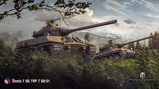 Танкосмотр2019 #37. Чехия. Средние танки (веткa TVP T 50/51) | World of Tanks